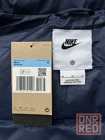 Оригінал Nike (M,L) Club Puffer Vest Жилет Куртка Пуховик FB7373-410 Запорожье - изображение 7