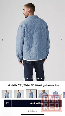 Продам мужскую рубашку-куртку Levis Запорожье - изображение 2