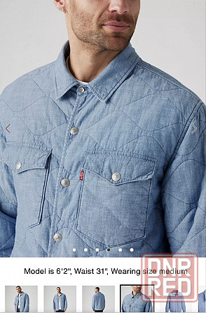 Продам мужскую рубашку-куртку Levis Запорожье - изображение 3