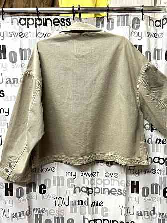 Джинсовая куртка ZARA, 100% хлопок, XLр., 50-54р. Запорожье
