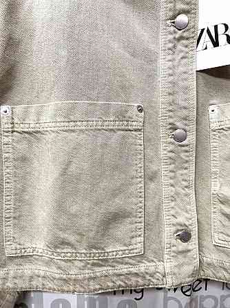 Джинсовая куртка ZARA, 100% хлопок, XLр., 50-54р. Запорожье