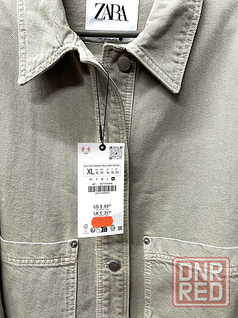 Джинсовая куртка ZARA, 100% хлопок, XLр., 50-54р. Запорожье - изображение 3
