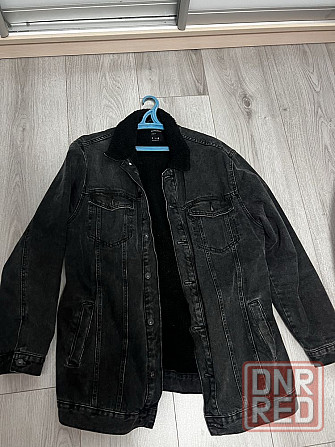 Теплая мужская джинсовая куртка Bershka Запорожье - изображение 1