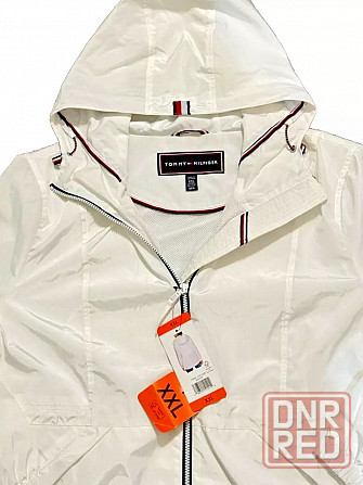 Белая куртка, ветровка, дождевик Tommy Hilfiger XXL Запорожье - изображение 5
