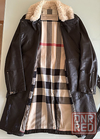 Кожанное пальто -косуха BURBERRY BRIT оригинал. Запорожье - изображение 4