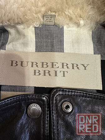 Кожанное пальто -косуха BURBERRY BRIT оригинал. Запорожье - изображение 2