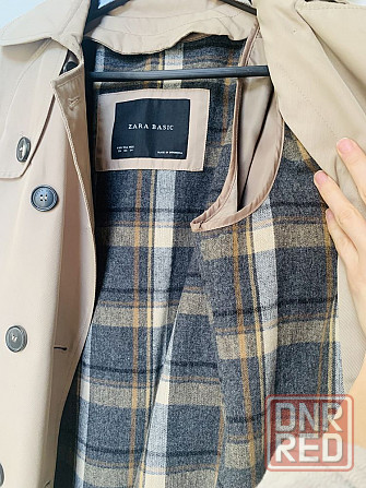 Тренч плащ Zara, цвет Camel с подкладкой , Xs-S Запорожье - изображение 7