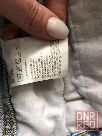 Коттоновый жакет куртка джинсовый голубой hm l-xl Запорожье - изображение 3