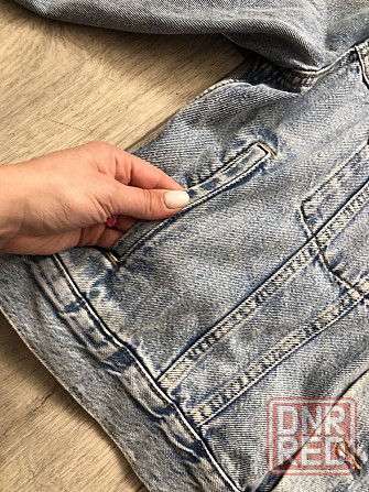 Коттоновый жакет куртка джинсовый голубой hm l-xl Запорожье - изображение 4