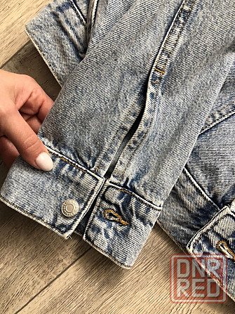 Коттоновый жакет куртка джинсовый голубой hm l-xl Запорожье - изображение 2