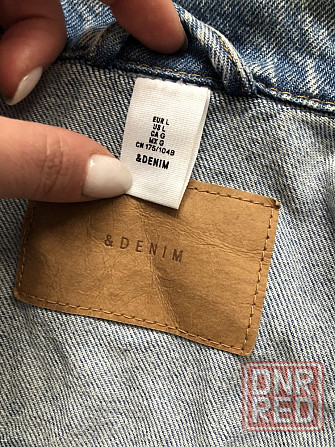 Коттоновый жакет куртка джинсовый голубой hm l-xl Запорожье - изображение 6