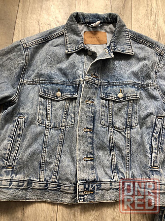Коттоновый жакет куртка джинсовый голубой hm l-xl Запорожье - изображение 5