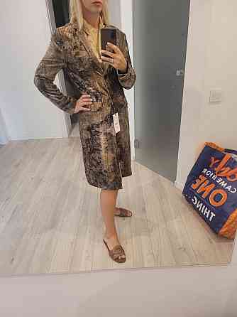 Zara тренч пальто демисезонное бархатные велюр  S/Xs Запорожье