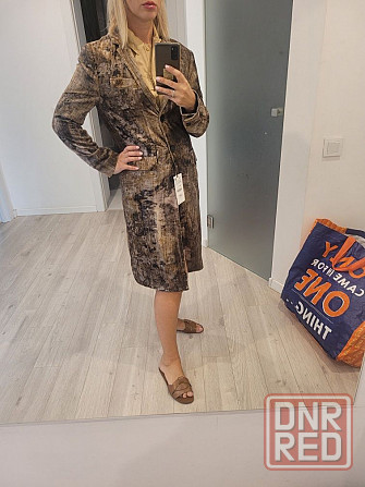 Zara тренч пальто демисезонное бархатные велюр  S/Xs Запорожье - изображение 3
