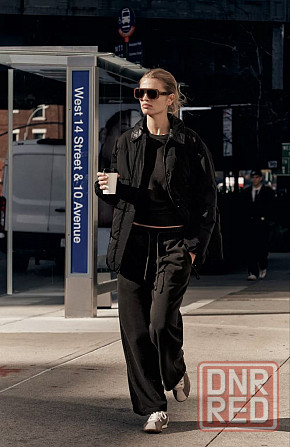 Стильная куртка Zara с кожаными вставками XS S Запорожье - изображение 2