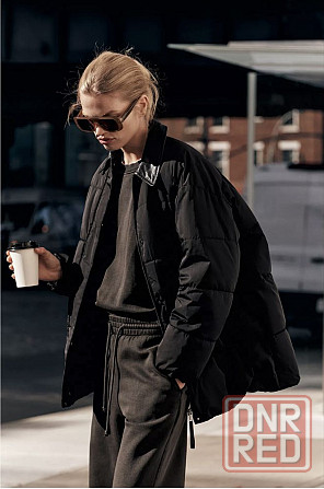 Стильная куртка Zara с кожаными вставками XS S Запорожье - изображение 3