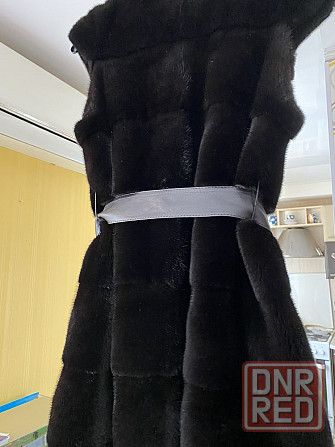 Жилетка шуба норковая Manzari Cassiani blackglama оригинал поперечка S Запорожье - изображение 2