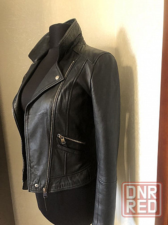 Куртка косуха кожа Zara Запорожье - изображение 3