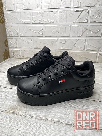 Крутые черные кроссовки на платформе tommy hilfiger Запорожье - изображение 2