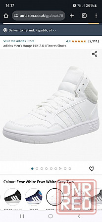 Adidas HOOPS высокие кроссовки 38 р Запорожье - изображение 1