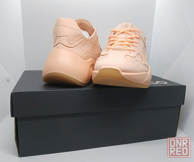 кожаные 24см кроссовки хайтопы Ecco Chunky Sneaker оригинал Запорожье - изображение 4