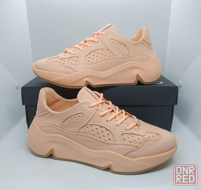 кожаные 24см кроссовки хайтопы Ecco Chunky Sneaker оригинал Запорожье - изображение 3