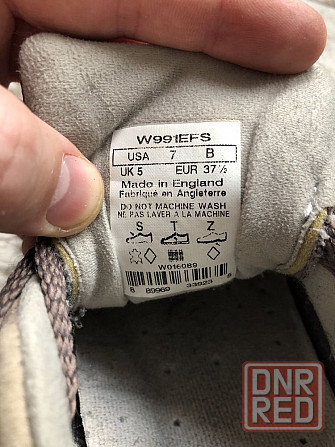 NB 991 England (37.5-38) 24.5см New Balance женские кроссовки бежевые Запорожье - изображение 2
