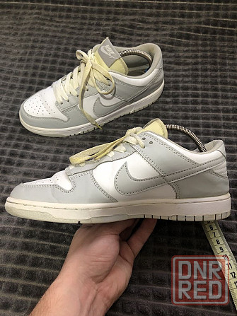 NIKE DUNK LOW (37.5-38) 24см Grey/white кроссовки женские кеды данки к Запорожье - изображение 6