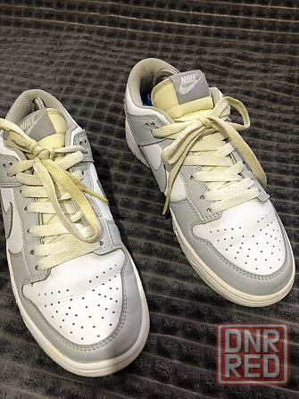 NIKE DUNK LOW (37.5-38) 24см Grey/white кроссовки женские кеды данки к Запорожье - изображение 7
