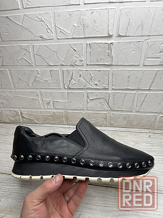 Крутые женские кожаные сникерсы prada Запорожье - изображение 1
