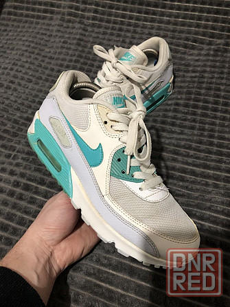 NIKE AIR MAX 90 (39) 25-25.5см женские кроссовки белые оригинал максы Запорожье - изображение 2