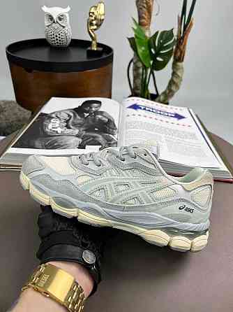 Женские кроссовки асикс гель ник ASICS Gel-NYC Grey Beige [37-41] Запорожье