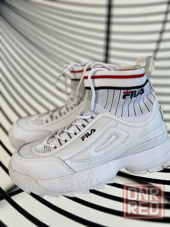 Женские белые кроссовки FILA осень-весна Запорожье - изображение 3