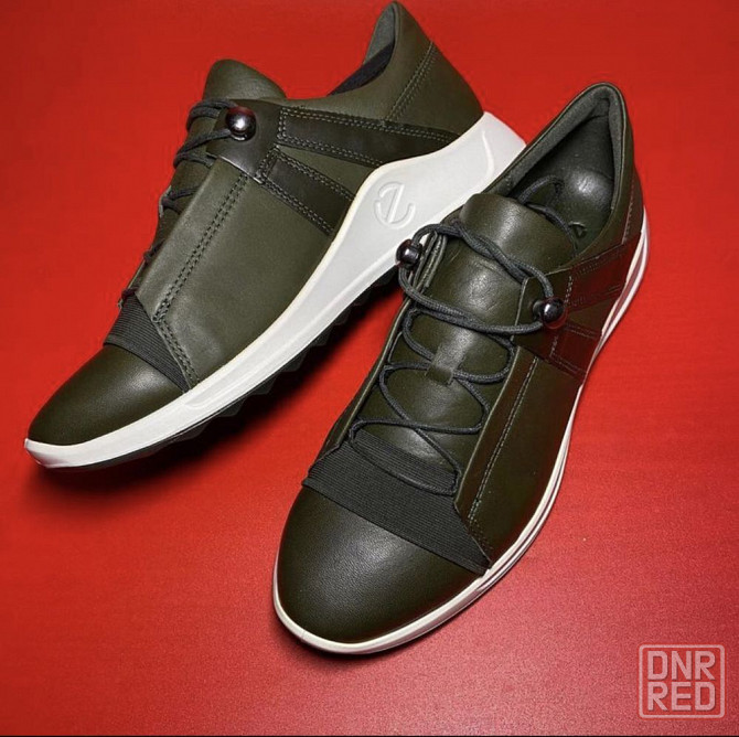 Кроссовки ecco flexure II. Оригинал. Р37,38,39,41 зеленые, черные Запорожье - изображение 3