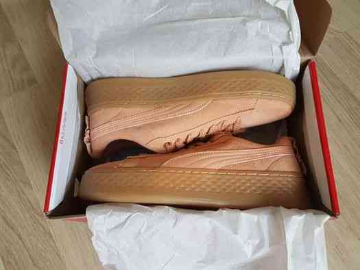 Кожаные кроссовки Puma Smash Platform Frill 36 р,2цветов,оригинал. Запорожье