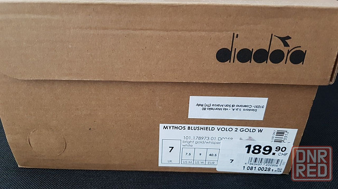 Легкие и мягкие кроссовки Diadora MYTHOS BLUSHIELD VOLO2 GOLD оригинал Запорожье - изображение 5