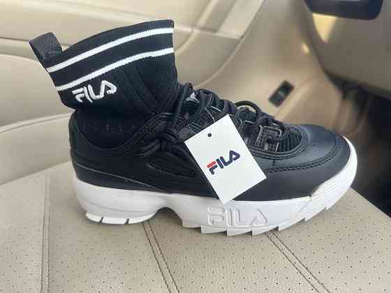 Женские кроссовки FILA с носком осень-весна Запорожье