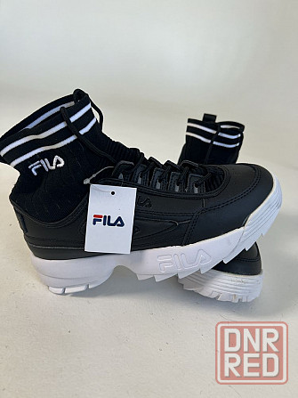 Женские кроссовки FILA с носком осень-весна Запорожье - изображение 1