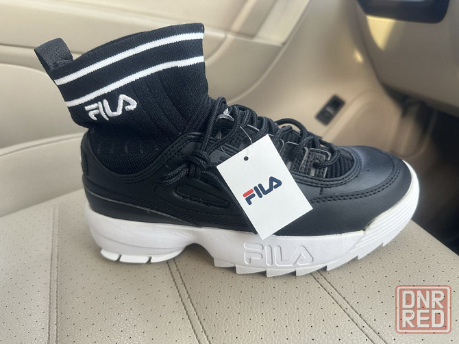 Женские кроссовки FILA с носком осень-весна Запорожье - изображение 4