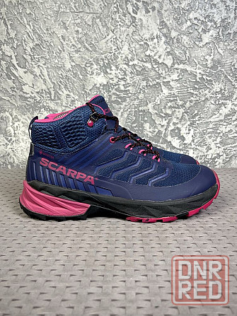 Scarpa gore-tex ботинки 38 размер женские трекинговые синие Запорожье - изображение 1