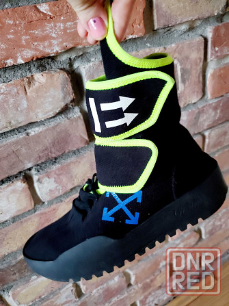 Кроссовки хайтопы Off-white Запорожье - изображение 1