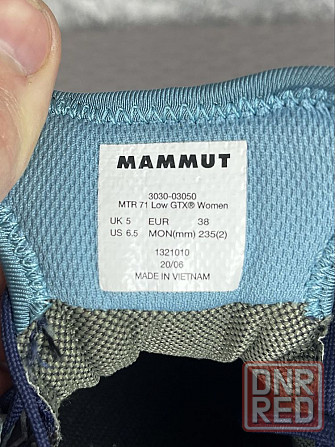 Mammut gore-tex полуботинки 38 размер трекинговые кроссовки Запорожье - изображение 2