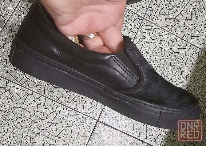 Продам итальянские кожаные слипоны 37р. Запорожье - изображение 3
