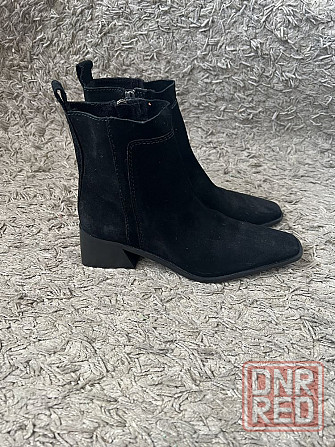Замшевые  женские полусапожки ZARA, 36 р. Запорожье - изображение 1