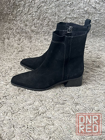 Замшевые  женские полусапожки ZARA, 36 р. Запорожье - изображение 6