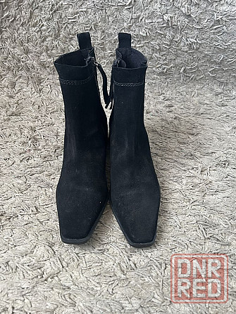 Замшевые  женские полусапожки ZARA, 36 р. Запорожье - изображение 7