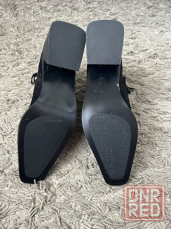 Замшевые  женские полусапожки ZARA, 36 р. Запорожье - изображение 4