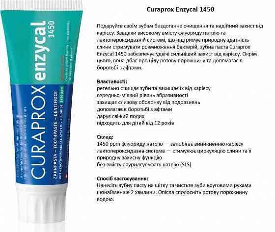 Зубна паста Curaprox Запорожье
