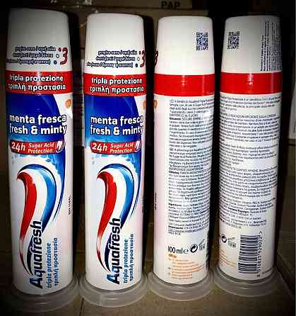 Зубная паста Aquafresh и Theramed 100 мл. в тубе. Запорожье