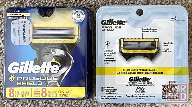 Оригинал США Gillette Proglide Shield POWER Chill 8шт лезвия, Лосьон Запорожье - изображение 1